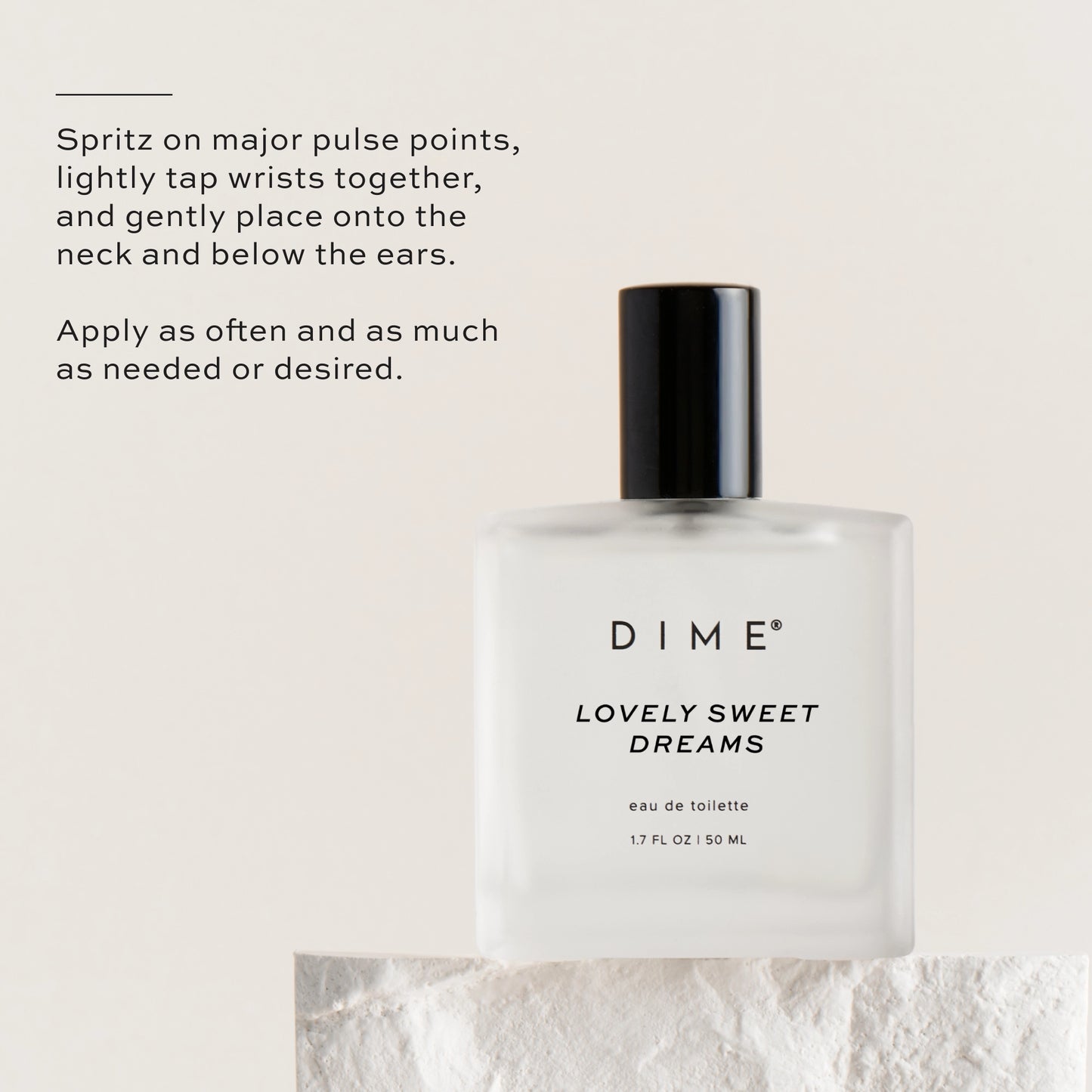 Spritz on major pulse points