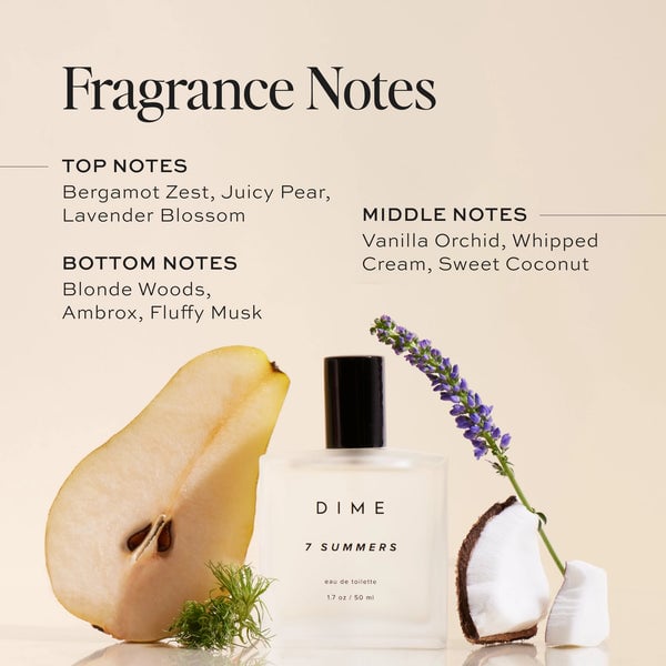7 summers perfume notes