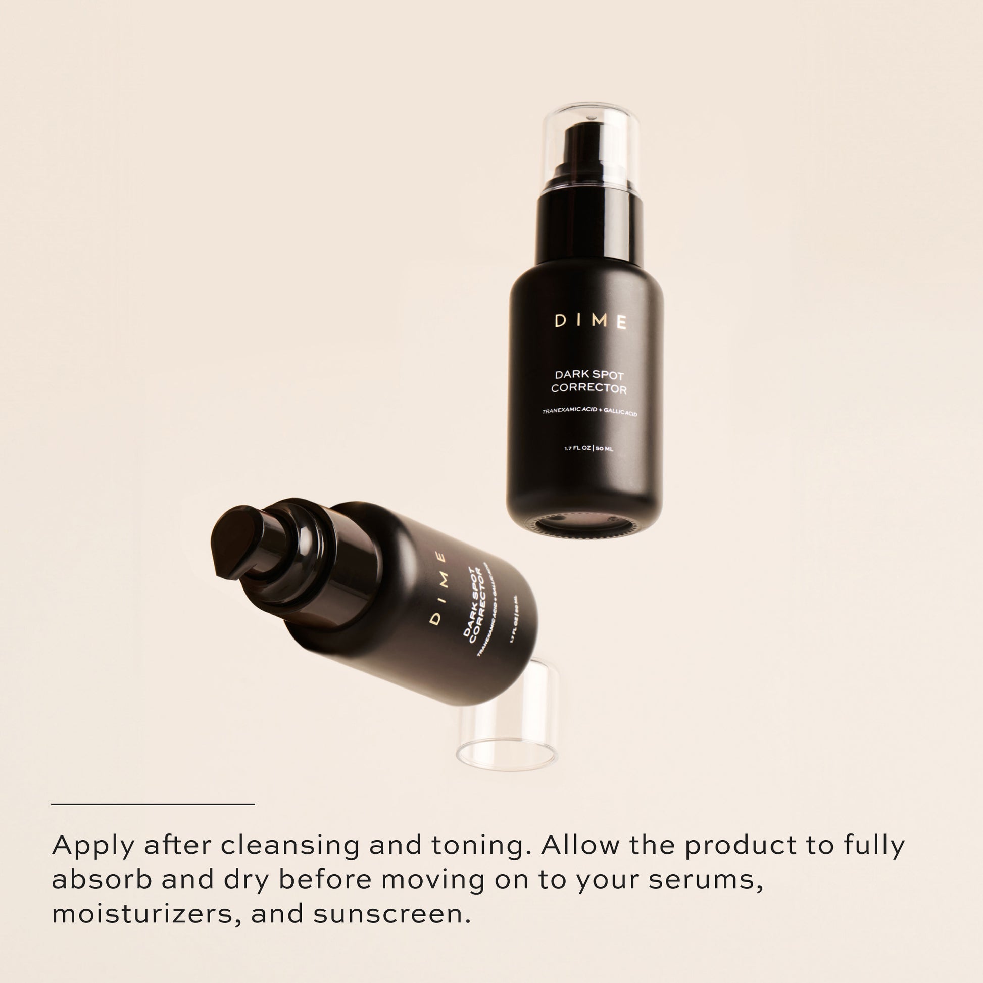 apply after cleansing and toning