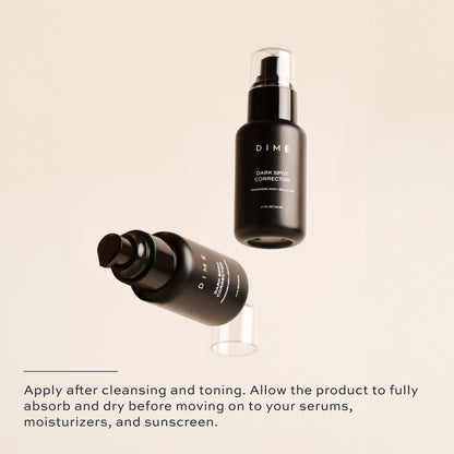 apply after cleansing and toning