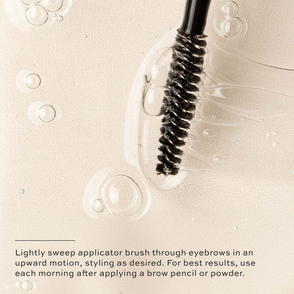 Lightly sweep applicator brush through eyebrows