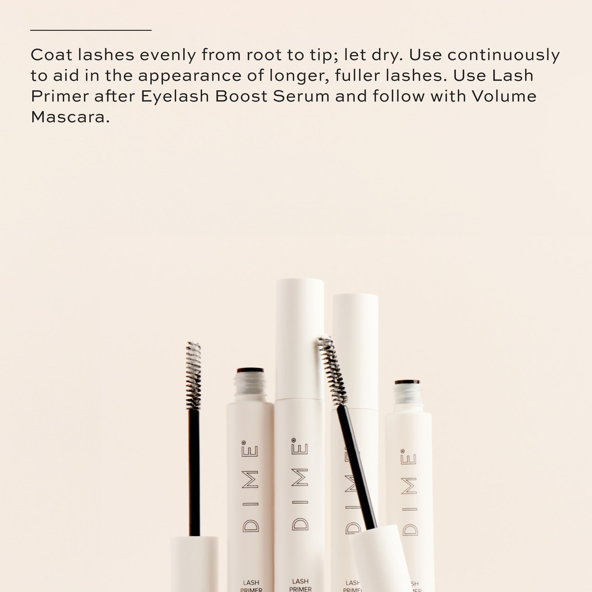 Coat lashes evenly from root to tip