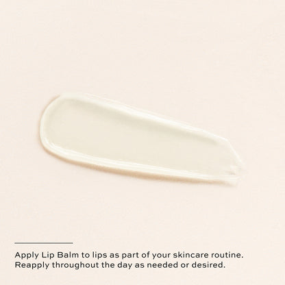 Apply lip balm as part of your skincare routine.