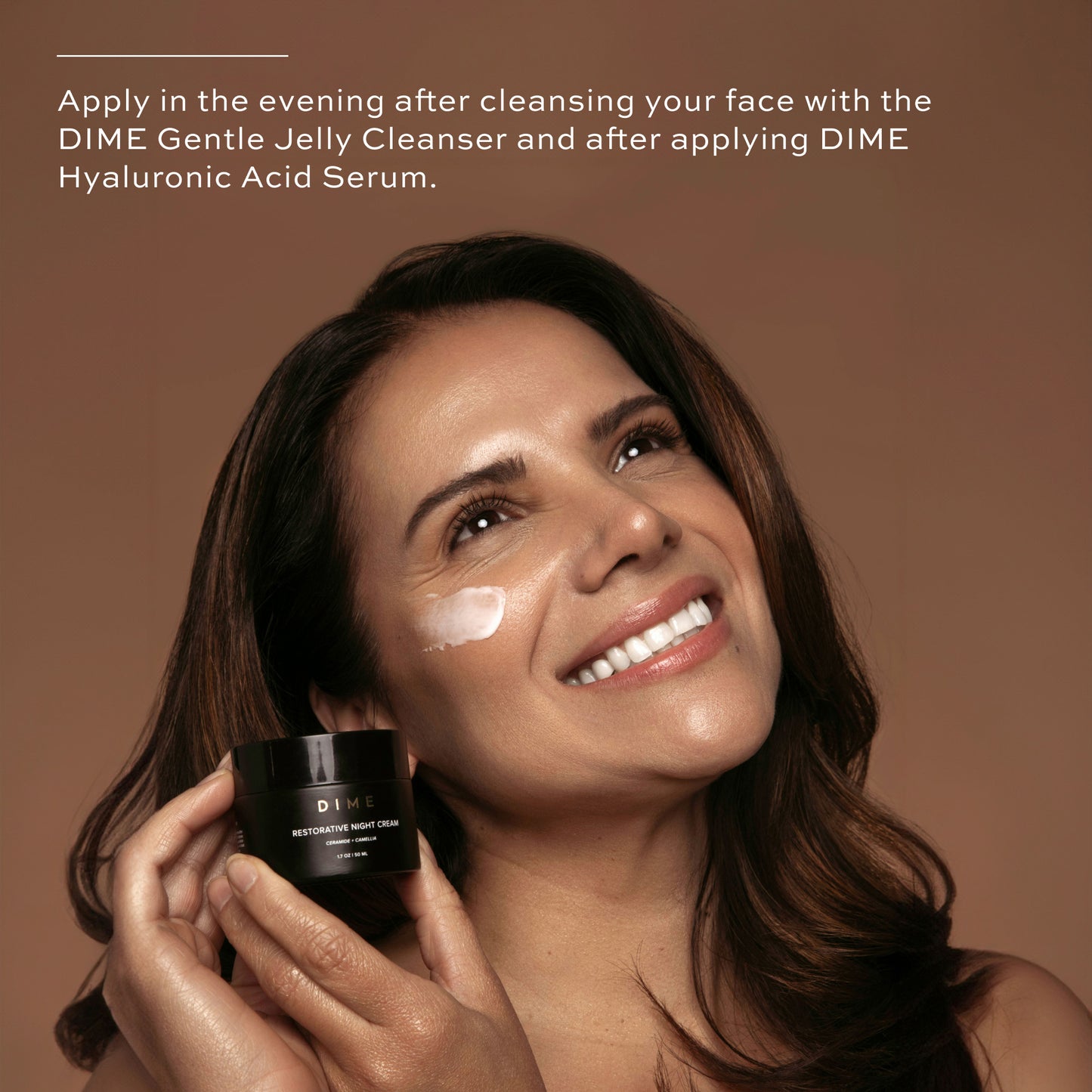 Apply in the evening after cleansing your face