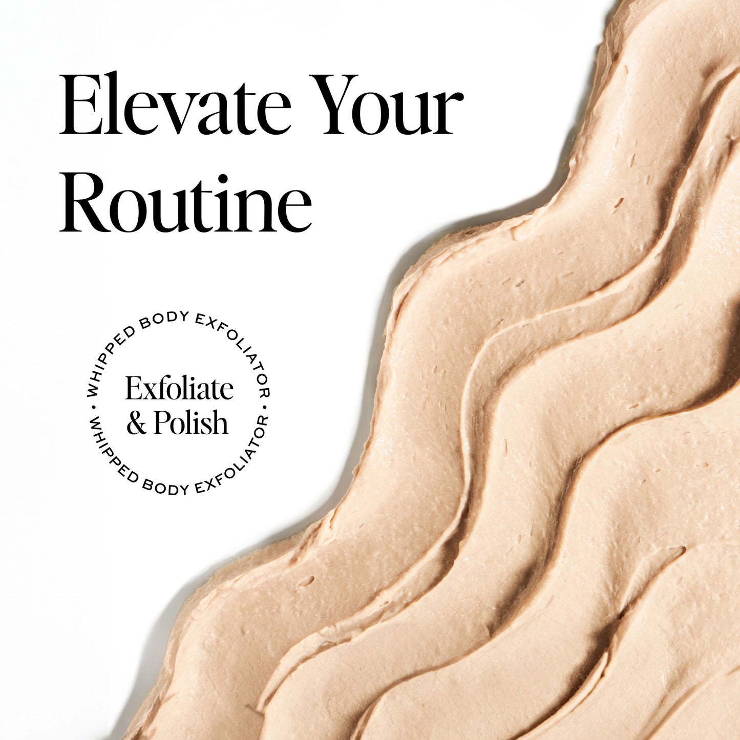 whipped body exfoliator swatch 