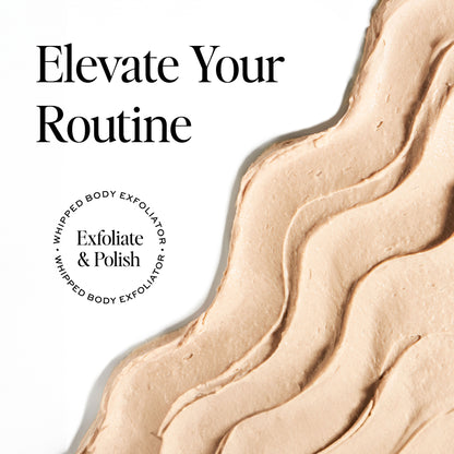 whipped body exfoliator swatch 