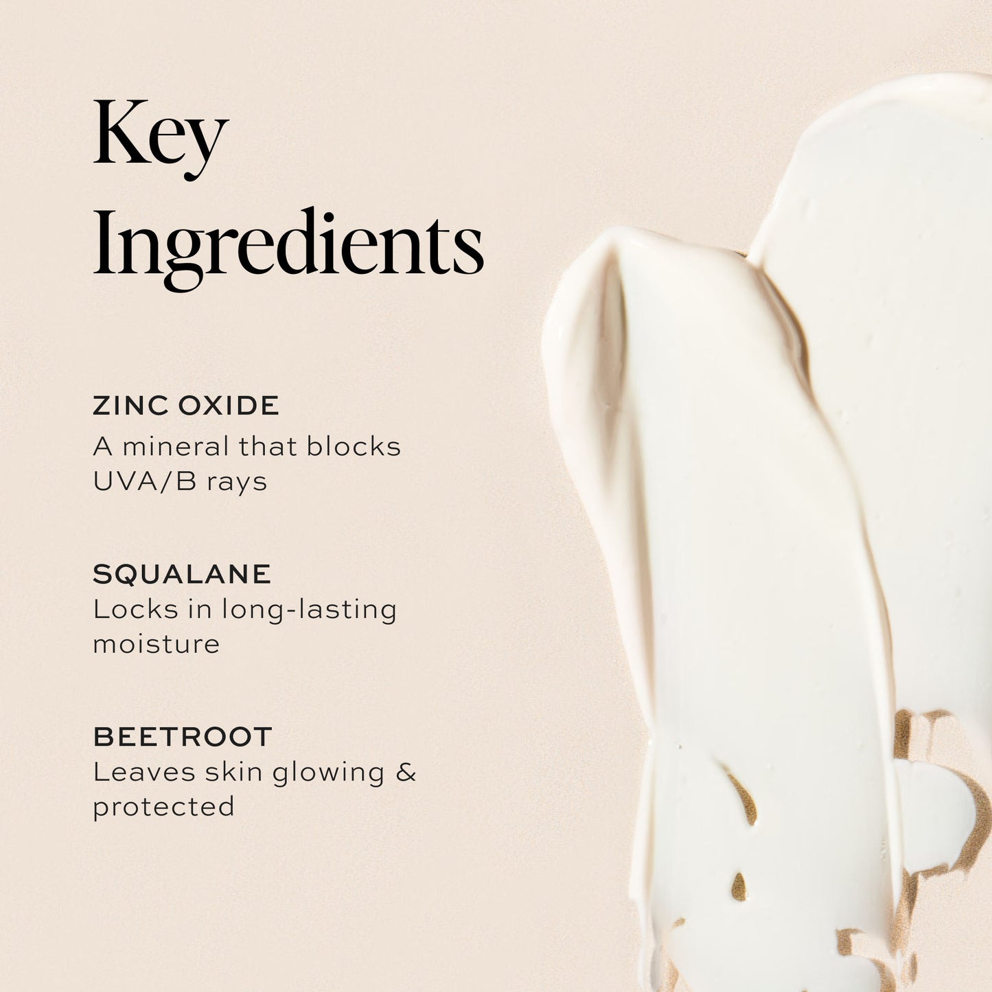 Wonderscreen Key Ingredients