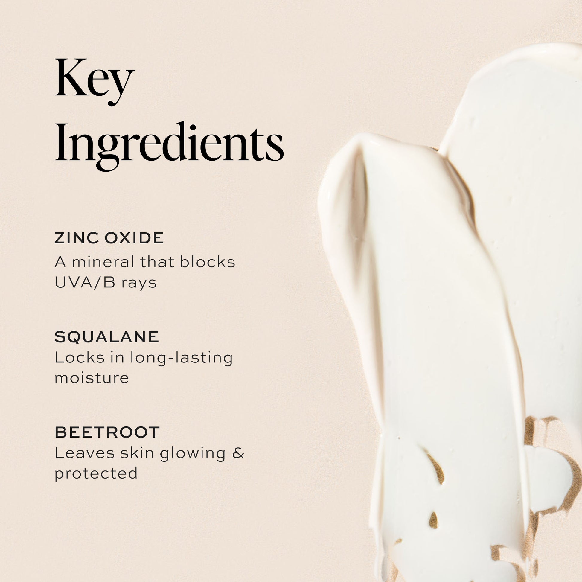 Wonderscreen Key Ingredients